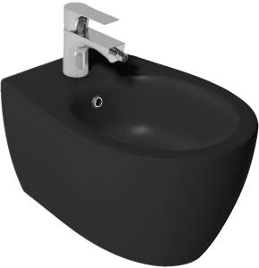 Биде подвесное Isvea Sentimenti Neo 10AR41010SV-2N черный матовый