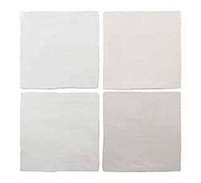Керамическая плитка Dna Tiles Flash Bars 124417 Ivory Glossy 13x13