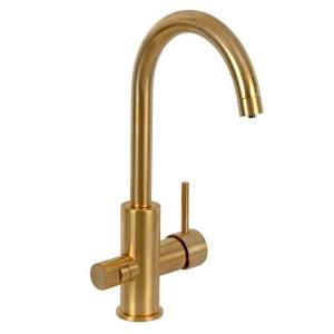 Смеситель для кухни Remer X-Style N792DWBG брашированное золото