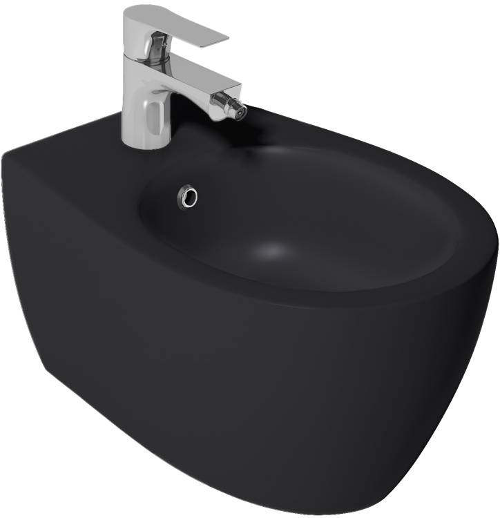 Биде подвесное Isvea Sentimenti Neo 10AR41010SV-2N черный матовый