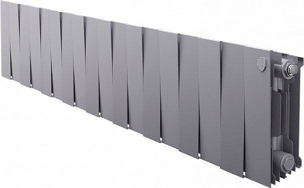 Радиатор биметаллический Royal Thermo Piano Forte 200 silver satin, 18 секций