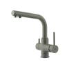 Смеситель для кухни Lemark Comfort LM3061PGS с подключением к фильтру питьевой воды Серый шелк