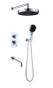 Душевой комплект Boheme Cell 427-CR Chrome с изливом и смесителем