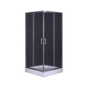 Душевой уголок Taliente TA-10102-1CP профиль хром, стекло прозрачное, 100x100x195