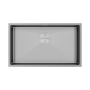 Мойка кухонная Paulmark Next 74 Uni PM217444-BS брашированная сталь