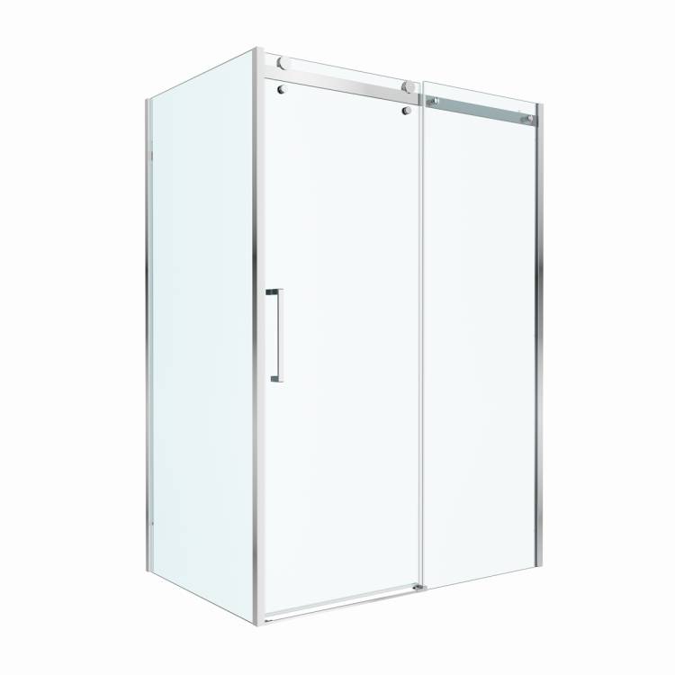 Душевой уголок BelBagno MARINO-2-AH-1-150/100-C-Cr профиль хром, стекло прозрачное, 150x100x195