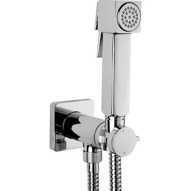 Гигиенический душ Bossini Cube E38001B.030 Brass, со смесителем, с внутренней частью