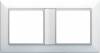 Рамка 2-постовая Jung ECO Profi EP482WW Белый
