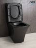 Унитаз напольный Gid Cuadrado Tn2184Bm 62252Y черный матовый фото 3