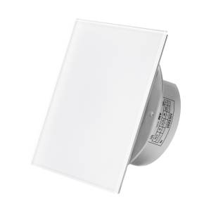 Вытяжной вентилятор SlimVent МV 100 96013 стекло, белый глянцевый