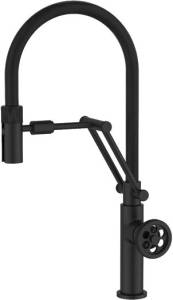 Смеситель для кухни IDDIS Grange GRABLFLi05 черный матовый с гибким изливом
