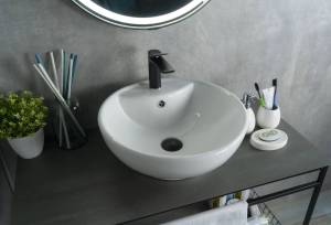 Раковина Gid Esfera N9001 51101 белая, 45x45x17
