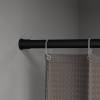 Карниз для ванны Iddis Elegante SRB0120i14 110-200 см, черный матовый фото 6