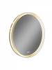 Зеркало Teymi Lina Romantic Gold T20131 с подсветкой и подогревом, сенсор, круглое, D60 фото 11