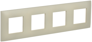 Рамка 4-постовая IEK Skandy SK-M42-K10 бежевый