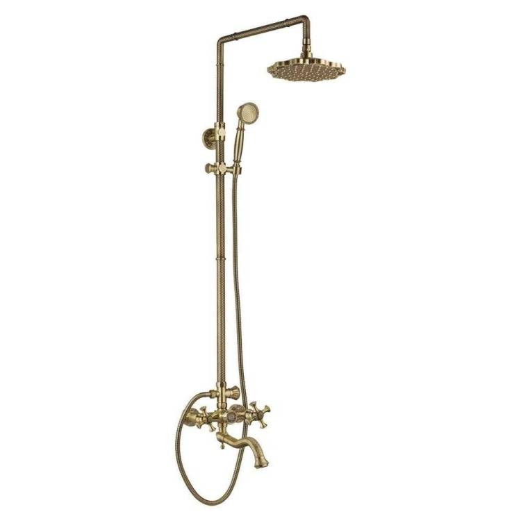 Душевая стойка Zorg Antic A 7002DS-BR