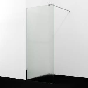 Душевая перегородка Wasserkraft Rur 30W40-TXG профиль хром, стекло текстурное, 120x200