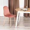 Стул Tetchair Breeze (mod. JSC-58) 21213 Coral (коралловый) HLR44/натуральный 44x53x86 фото 10