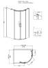Душевой уголок Grossman GR-4110L Galaxy 110x80x190 двери раздвижные фото 3