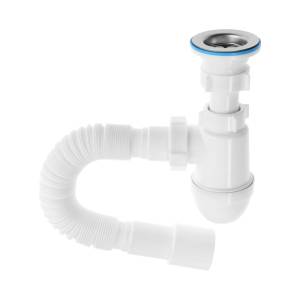 Сифон для раковины АНИ Пласт C0115 1 1/2"x40 с гибкой трубой 40x40/50