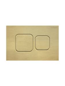 Кнопка смыва Cezares Pneumatic PN2-BTN-BORO брашированное золото