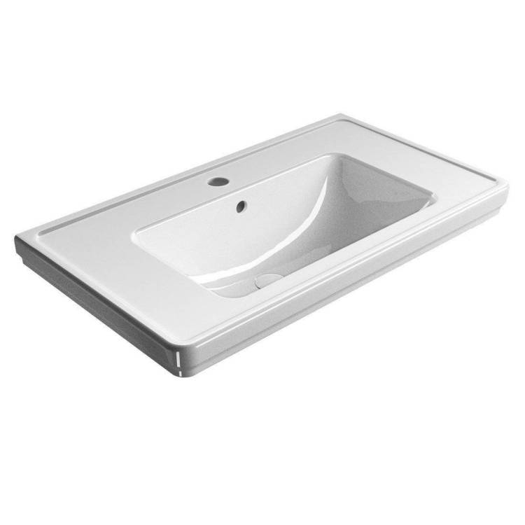 Раковина GSI Classic 8788111 90 см, белая глянцевая