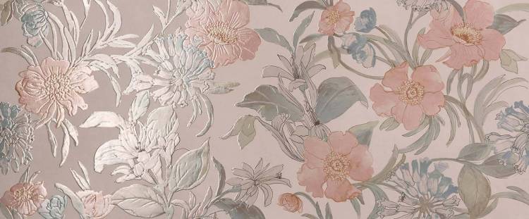 Керамическая плитка FAP Ceramiche Milano Mood fQDD Flower Cipria RT 50x120