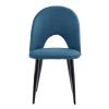 Стул Bradex Home Cleo FR 0532, голубой с черными ножками фото 2
