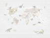 Фреска Ortograf Little friends 34387 Карта мира - Динозавры 3 Филиграна FM-F