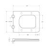 Унитаз подвесной BelBagno Luce BB076CH-TOR/SC безободковый, с сиденьем микролифт, белый фото 9