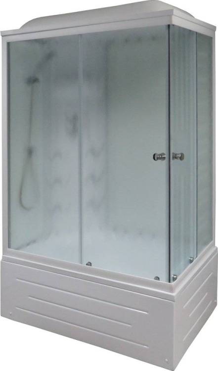 Душевая кабина Royal Bath BP RB8100BP3-WC-L с высоким поддоном, с сиденьем