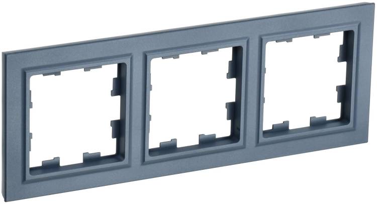 Рамка 3-постовая IEK Brite BR-M32-K35 маренго