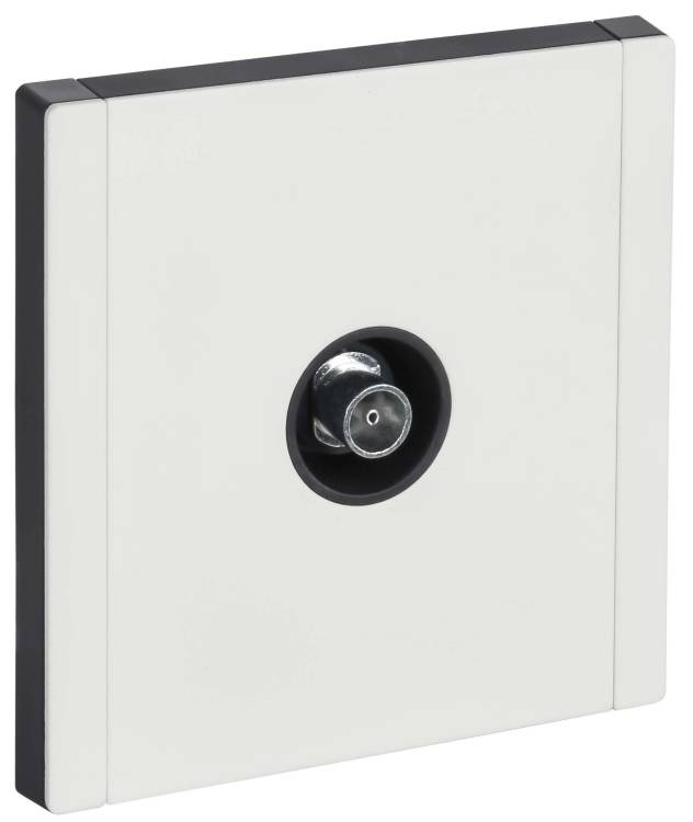 ТВ-розетка оконечная IEK Forte&Piano FP-A10-O-M-K01 белый