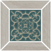 Вставка Kerama Marazzi Тровазо ID151 наборный серый светлый матовый 13x13x0.9