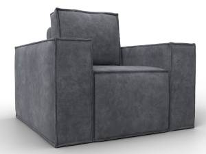Кресло Лига Диванов Лига 081 134978 BRUT 16 темно-серый