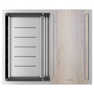 Мойка кухонная Paulmark Next-Multi Sink 54-L Uni PM785445-L-BS брашированная сталь