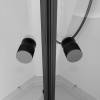 Душевая кабина Am.Pm X-Joy W94C-401-090BT 90x90, 1/4 круга, профиль матовый черный, стекло прозрачное фото 4