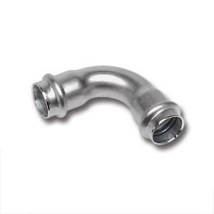 Отвод Sanha 9002A, 90 гр. ВПр-ВПр, нержавеющая сталь, 18