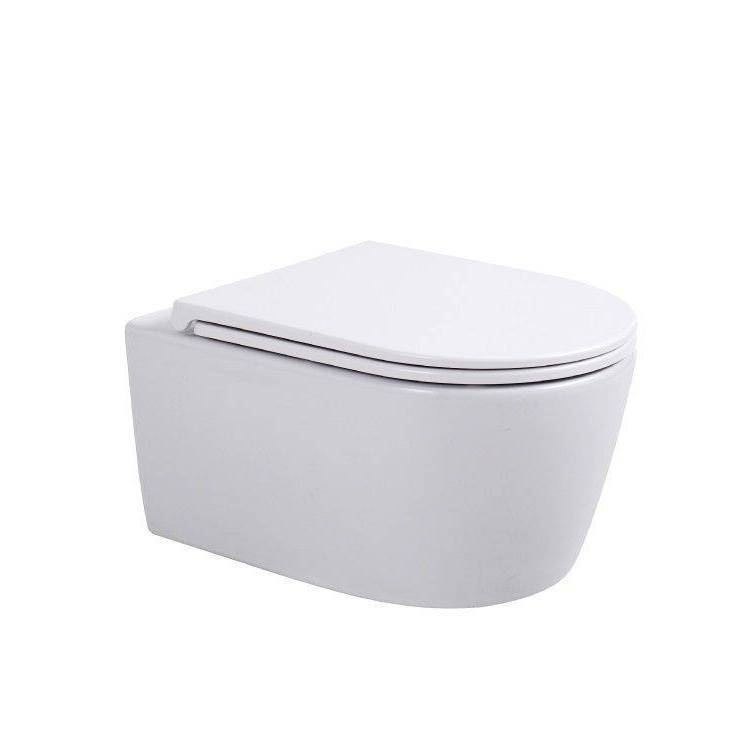 Унитаз подвесной Sintesi Dante SIN-TS-DNT-191 безободковый, с крышкой-сиденьем микролифт