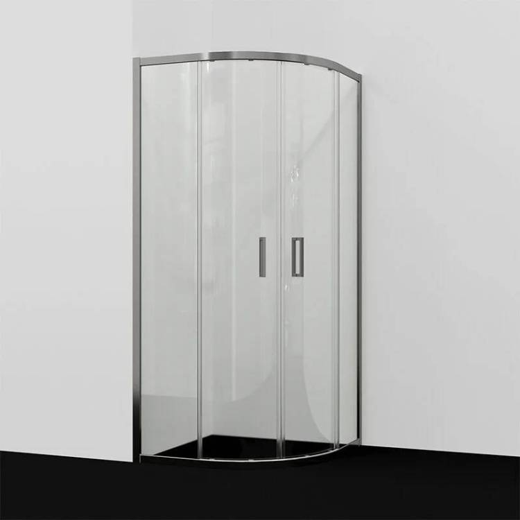 Душевой уголок Wasserkraft Tauber 64S01 профиль никель, стекло прозрачное, 90x90x200