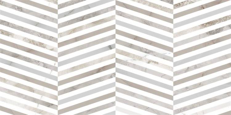 Керамическая плитка Global Tile Tonic GT139VG Шеврон Серый 50x25