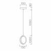 Подвесной светильник LED4U L7108-150 СR фото 2
