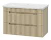 Тумба с раковиной Brevita Ariana - 80 Капучино 51x78x39