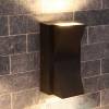Уличный настенный светодиодный светильник Arte Lamp Gunter A6306AL-2BK фото 4