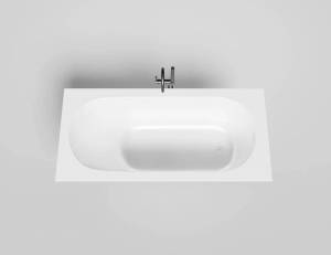 Ванна из искусственного камня Salini Ornella Kit S-Sense 170х80, матовая