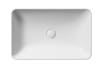 Раковина GSI Nubes 903609 белый матовый, 60x38 фото 2