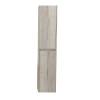 Шкаф-пенал Belbagno Kraft KRAFT-1600-2A-SC-RGB-L 33x30x160 Rovere Galifax Bianco подвесной левосторонний