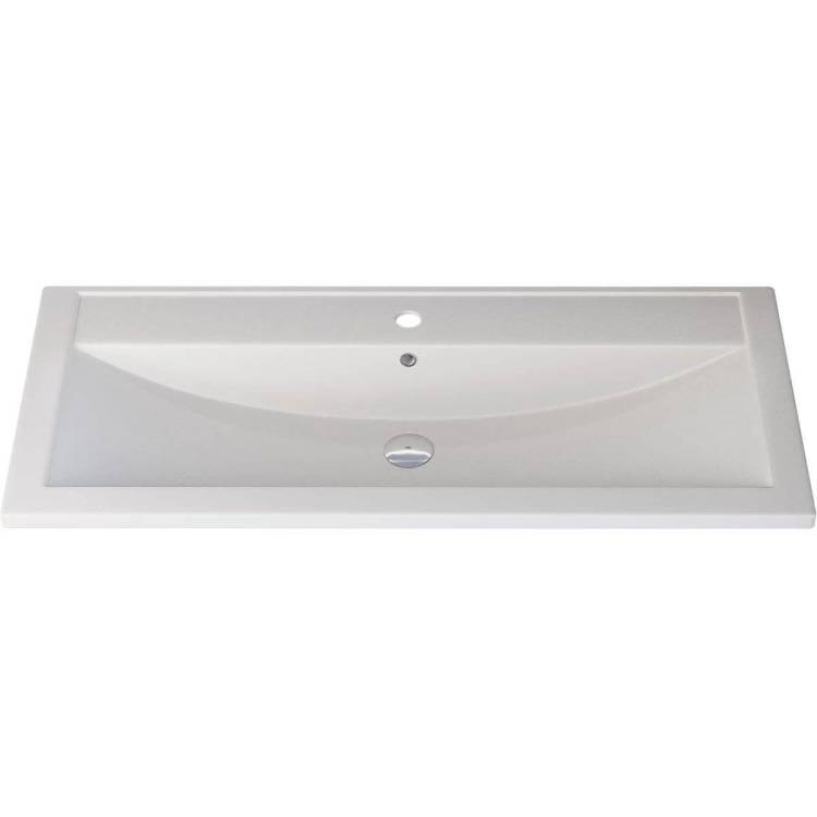 Раковина Uperwood Foster Quartz 291030044 белая матовая, жасмин, 100x45.5