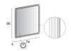Зеркало Cezares 44998 со встроенной LED подсветкой touch system, 74х90 фото 5
