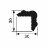 Угол Cosca Decor AX003 200x3x3 фото 2